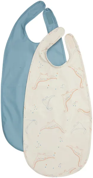 Lång haklapp PU (2 st) - 419 - ONE SIZE